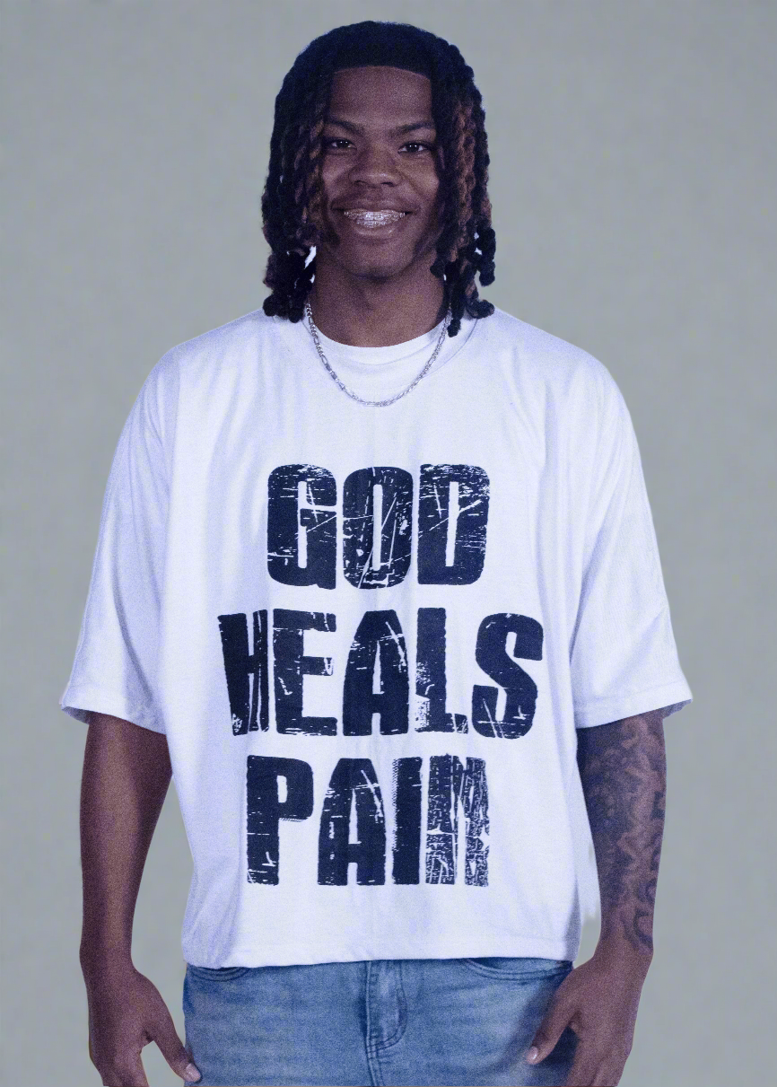 "Frost White" Healed Boxy Tee